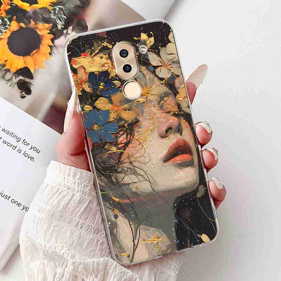 Чехол для Huawei Honor 6X BLN-AL10 Милый Мультяшный Рисунок Мягкий Силикон ТПУ Чехол для Honor 6X 6x BLN-L21 5.5" Популярные Кошки Чехол