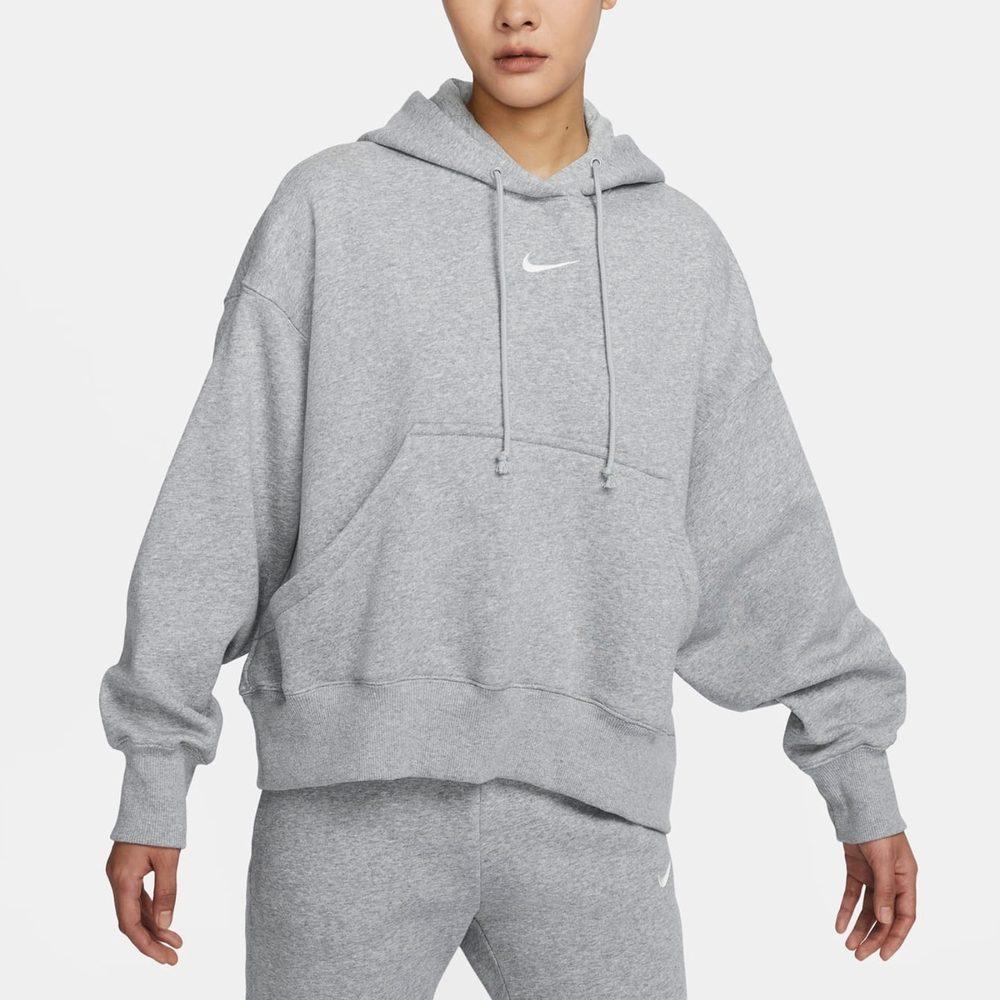 Nike Спортивная одежда Phoenix Флисовая толстовка Женская Серая DQ5859-063