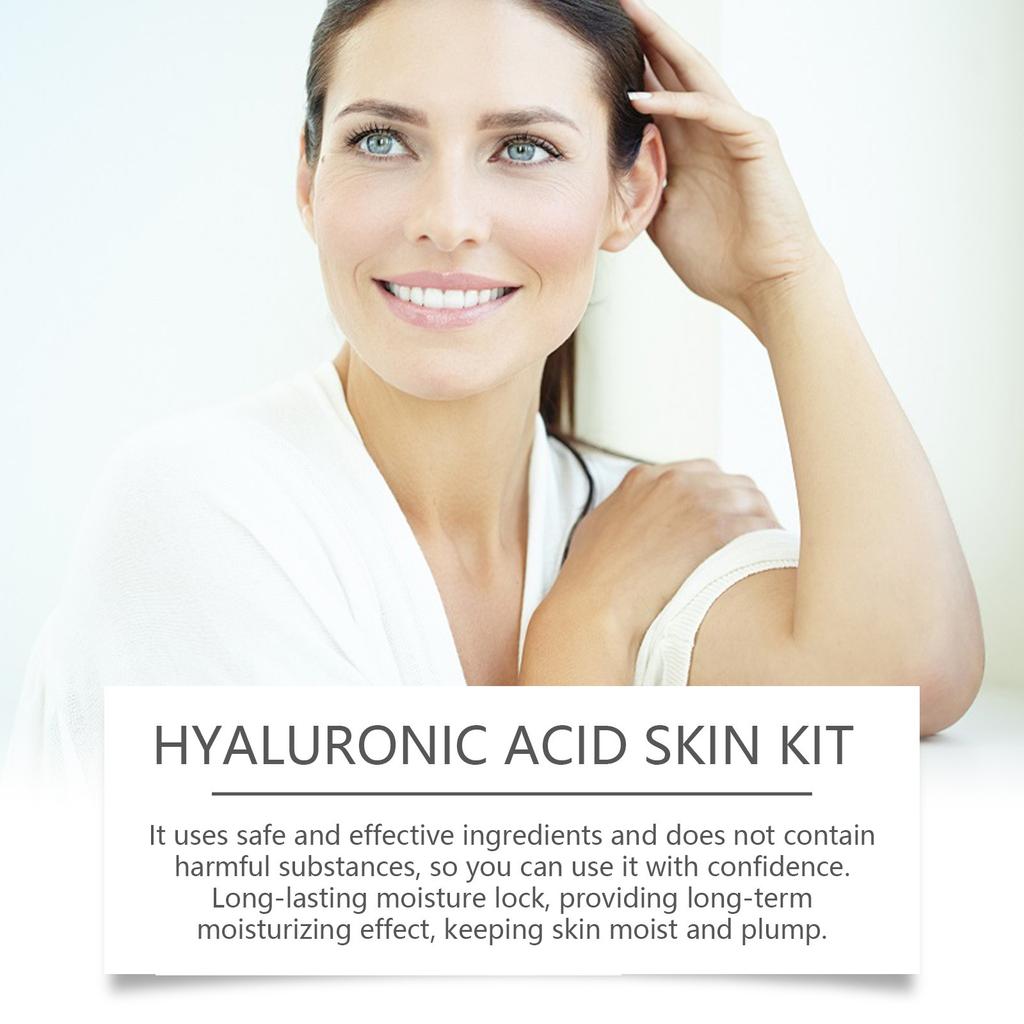 Система микроинфузии для лица Гиалуроновая сыворотка Набор для лица с роликовым аппликатором Набор усилителей 10 мл*2