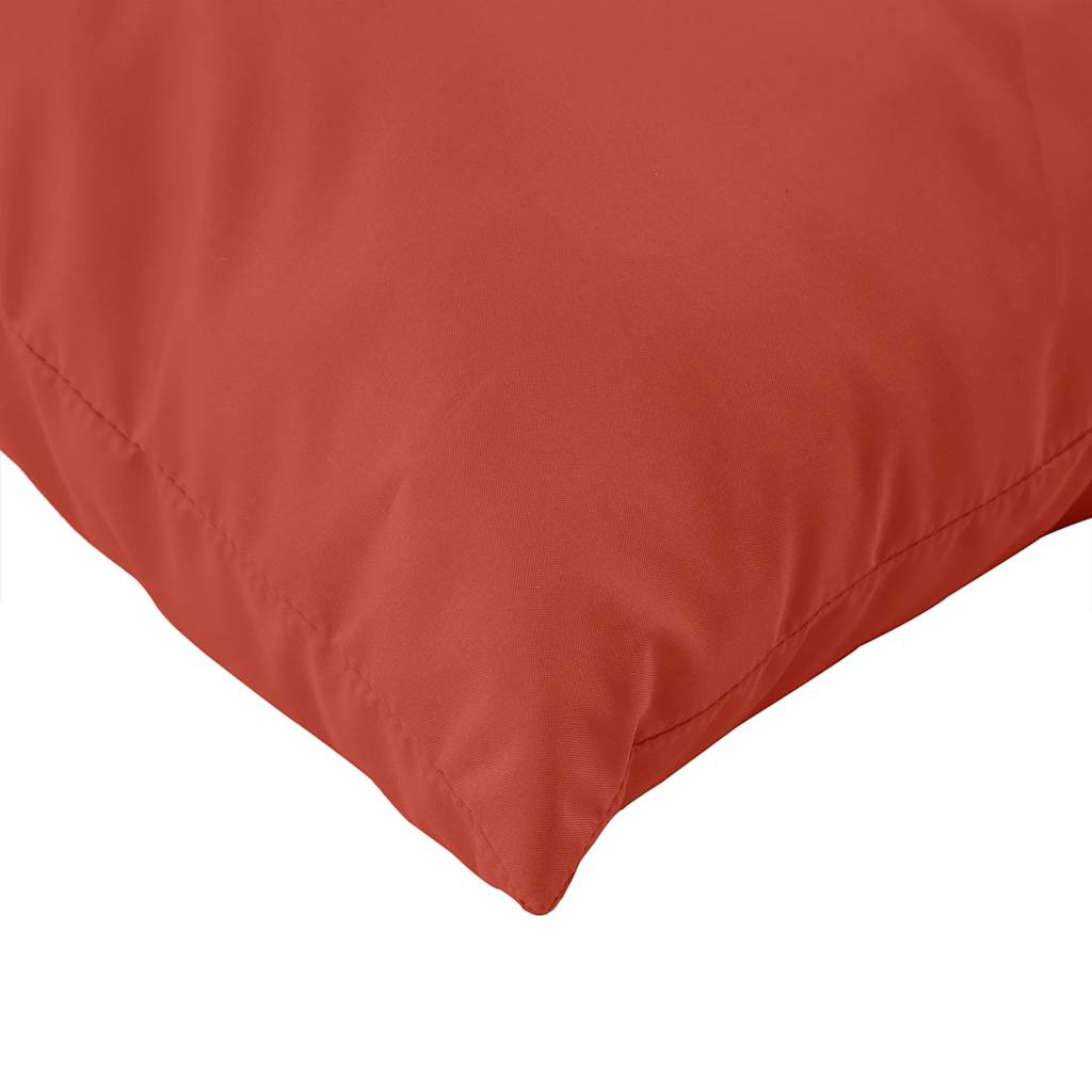 2 Piece Pallet Cushions Melange Red Fabric