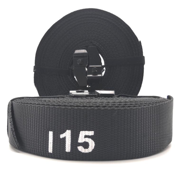Fitness Wood Gymnastic Rings with Numbered Straps