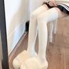 Casual Knitted Calf Socks Cotton Fluffy Long Knee Sock New Women Long Socks