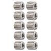 10Pcs Thread Inserts Male Female Reducing Nut Stainless Steel Repair Tool Hardware Fastener