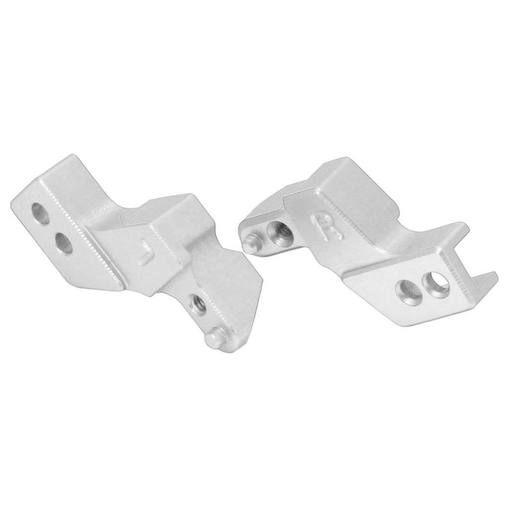 2pcs Front Bumper Mounts Aluminum Alloy Lightweight Front Fixing Seats with Screws Wrench for SCX24 1Celsius24 RC Car