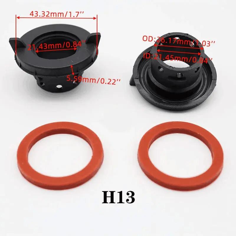 2 шт. автомобильный адаптер для светодиодных фар, держатель гнезда, фиксатор для H1 H3 H4 H7 H11 H13 9004 9005 9006 9007