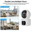 EU Plug HD 8MP Mini Camera Wifi Wireless Dual Lens 8MP IP Cameras Smart Night Vision CCTV Security V380 Pro PTZ Camara Indoor Baby Monitor
