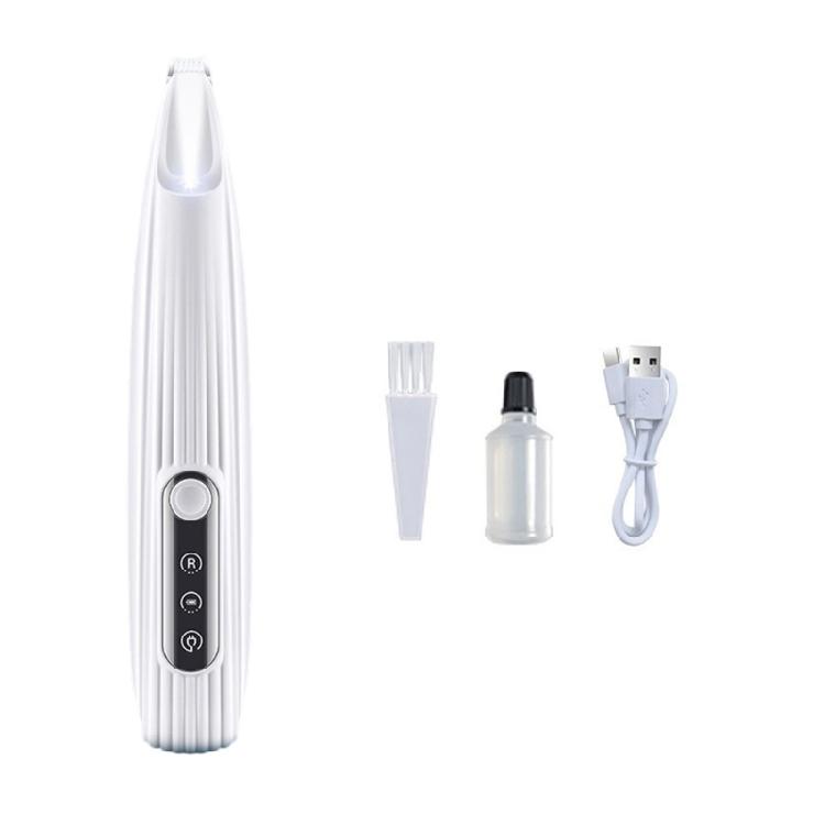 Керамическое лезвие Триммер для лап собак и кошек Беспроводная аккумуляторная машинка для стрижки с малошумным мотором и эргономичной рукояткой