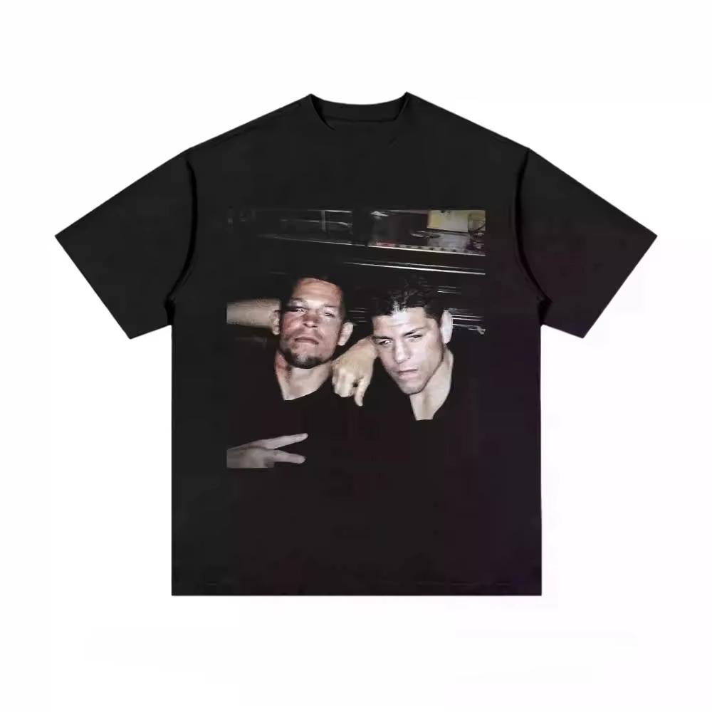 UFC Star Printed Cotton Tee 2026 New Y2k Fashion Style Unisex Unisex Unisex Casual Summer Streetwear Short Sleeve Tops