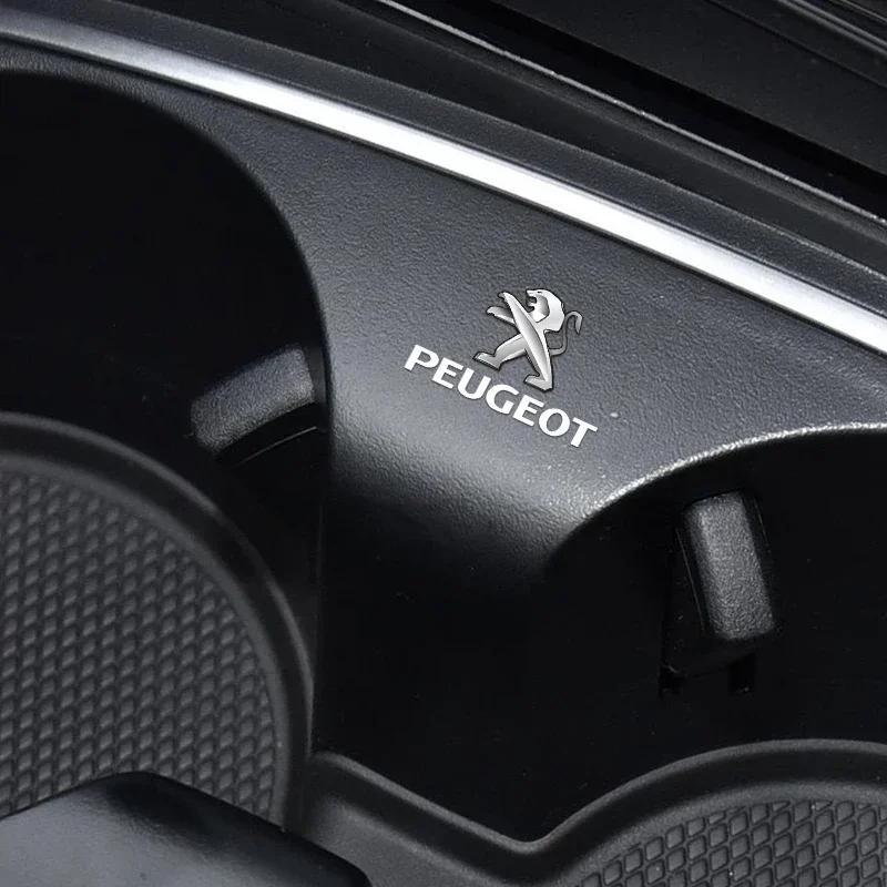 2026 Hot Car Sticker Fashion New Car Styling Interior Sticker Badge Car Decoration Accessories For Peugeot 206 208 306 307 308 4