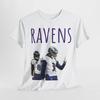 Унисекс футболка из плотного хлопка Baltimore Raven D Hopkins Унисекс футболка