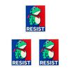 1/2Pcs Resist Frog Wall Decoration 3D Printed Vintage Attitude Frog Wall Art Sculpture Hilarious