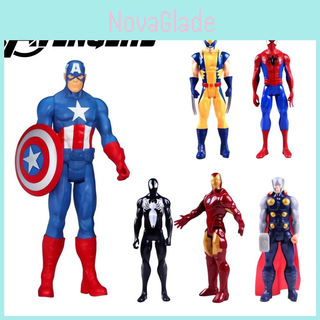 Мстители Альянс Железный Человек Черное Золото Человек-паук 12-дюймовая Подвижная Детская Игрушка Кукла Фигурка Ручная работа