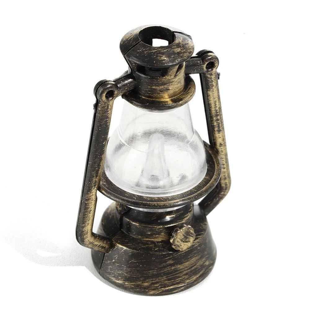 Miniature House Decor Dollhouse Kids Toy Kitchen Scene Ornaments Kerosene Lantern Toy Doll Oil Lamp
