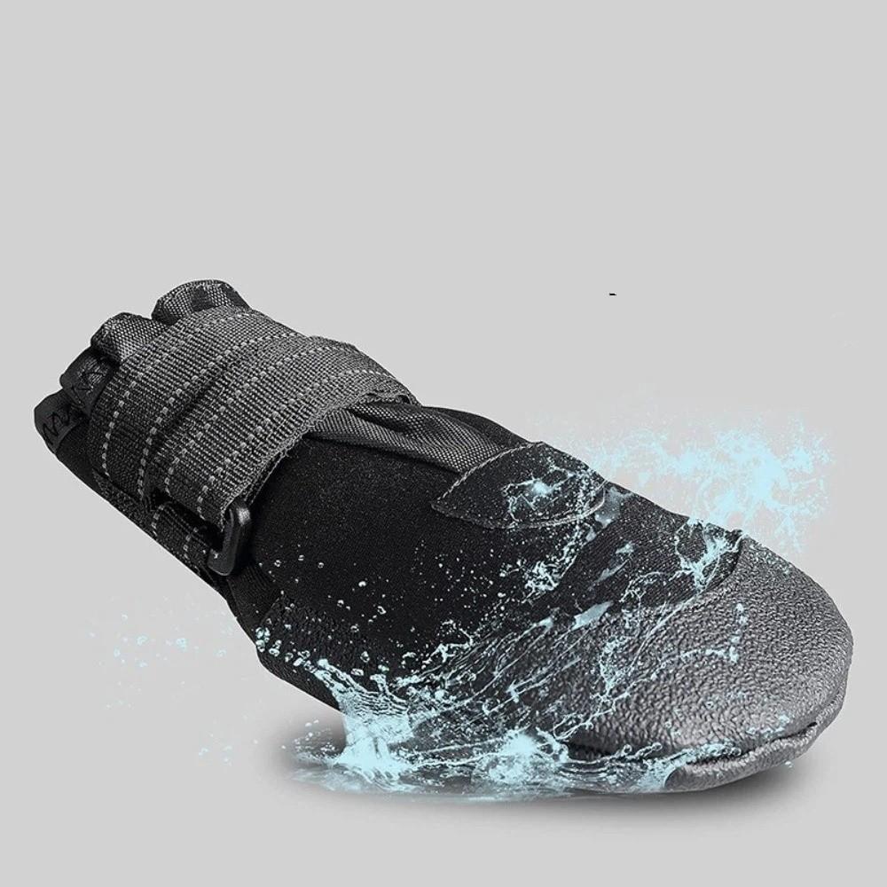 Adjustable Waterproof Dog Boots Comfortable Dog Foot Cover Dog Paw Protector  Rainy Days