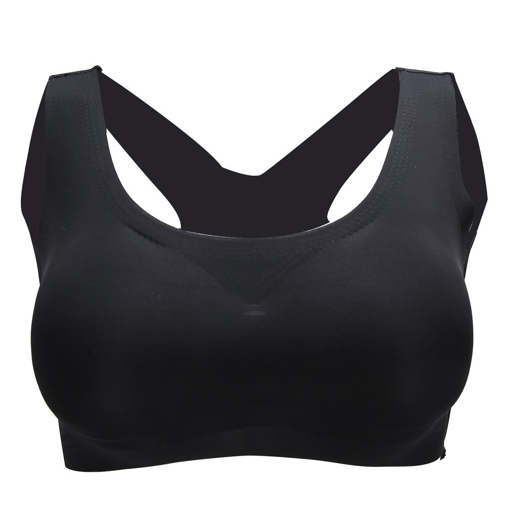 Women Underwear Push Up Breast Holding Back Posture Correction Front Buckle Bra