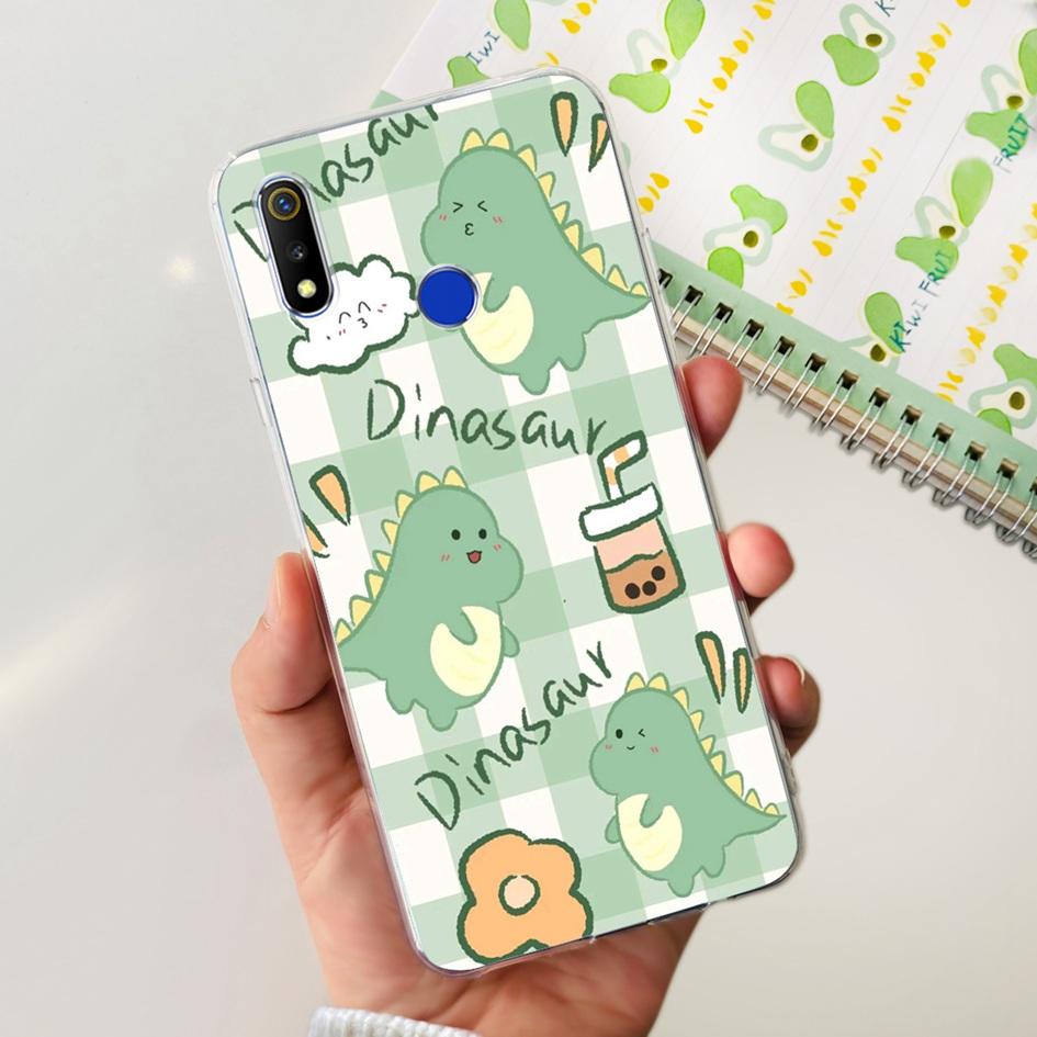 Realme 3 Case For Realme 3 Pro Cover Popular Butterfly Soft Clear Silicone Protective Fundas For Realme 3i Realme3 i 3Pro Bumper