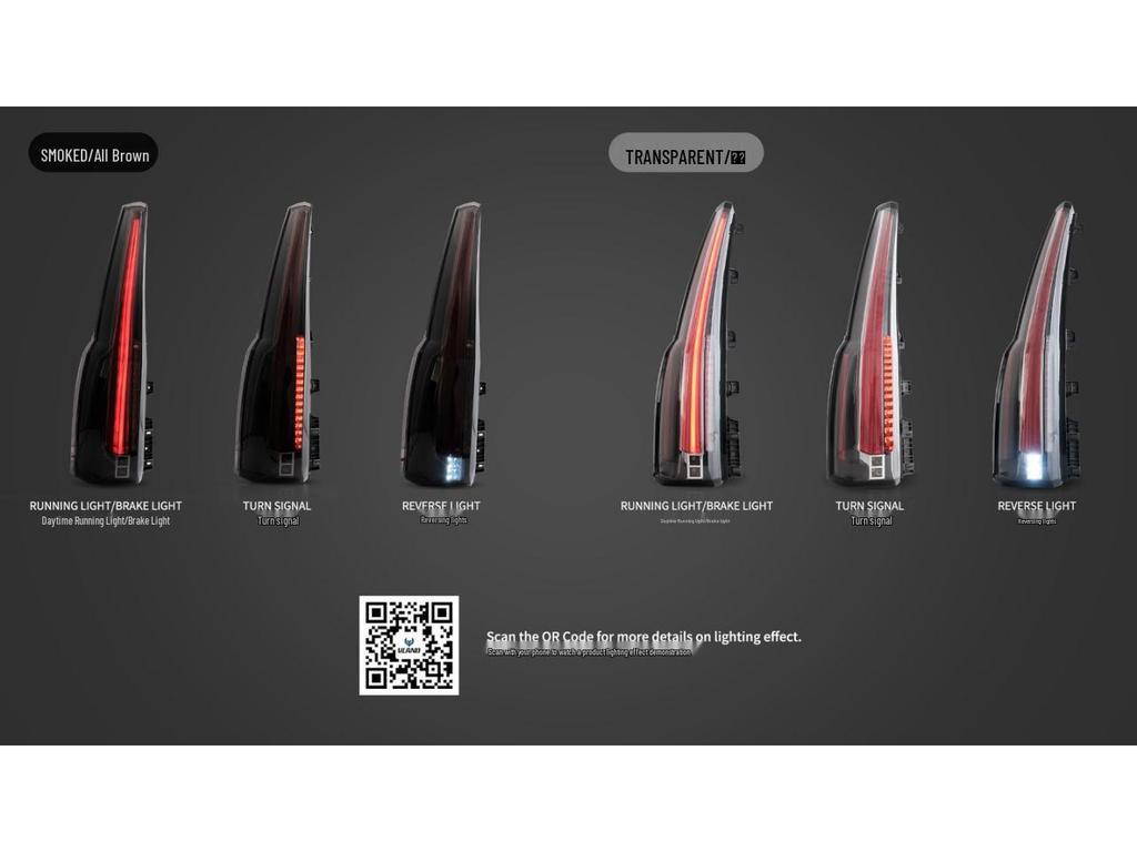 Светодиодный задний фонарь стоп-сигнала в сборе для 2015-2020 Chevrolet Suburban/Tahoe