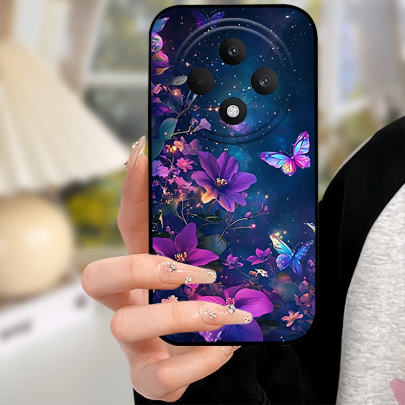 Чехол для Oppo Reno 12F 4G Расписной Чехол Милый Мягкий Силиконовый Чехол для Oppo Reno12 F Reno 12 FS Reno12F F27 5G CPH2687 Черные Чехлы