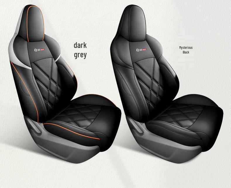 Compatible with Changan CS55 Plus models, full-coverage second and third-generation seat covers for all-season use.