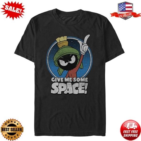 Футболка Looney Tunes Марвин Завоеватель Думает Дайте мне немного места S-5XL