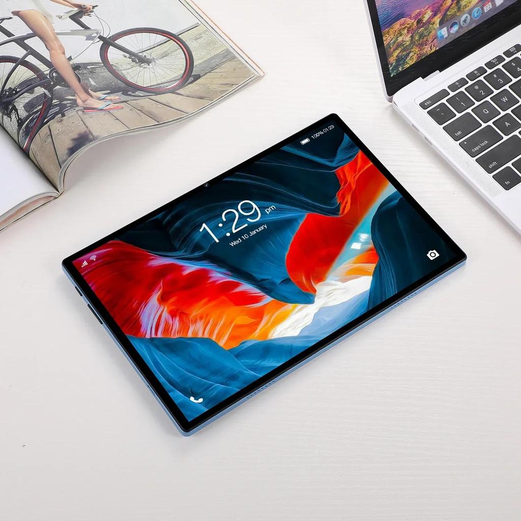 10.1 Inch Tablet PC, Octa Core, 8GB RAM, 128GB ROM, Dual SIM, 4G LTE, Android 13