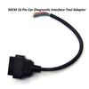 NEW 30CM 16 Pin Car Diagnostic Interface Tool Adapter OBD 2 OBD2 16pin Female Connector To Extension OBD 2 Opening OBD Cable
