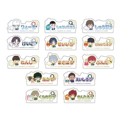 Новый Принц Тенниса x Персонажи Sanrio 01 Дизайн для учеников средней школы [Оригинальная иллюстрация] Бейдж-жетон с именем Коробка из 13 шт.