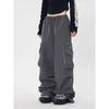 Men's Retro Wide-Leg Straight Jeans - Casual Spring/Autumn Drape Trousers
