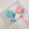 Подвеска в форме сердца однотонный чехол для наушников Apple AirPods 1 / 1-го поколения силиконовый защитный чехол PRO1 противоударный PRO1