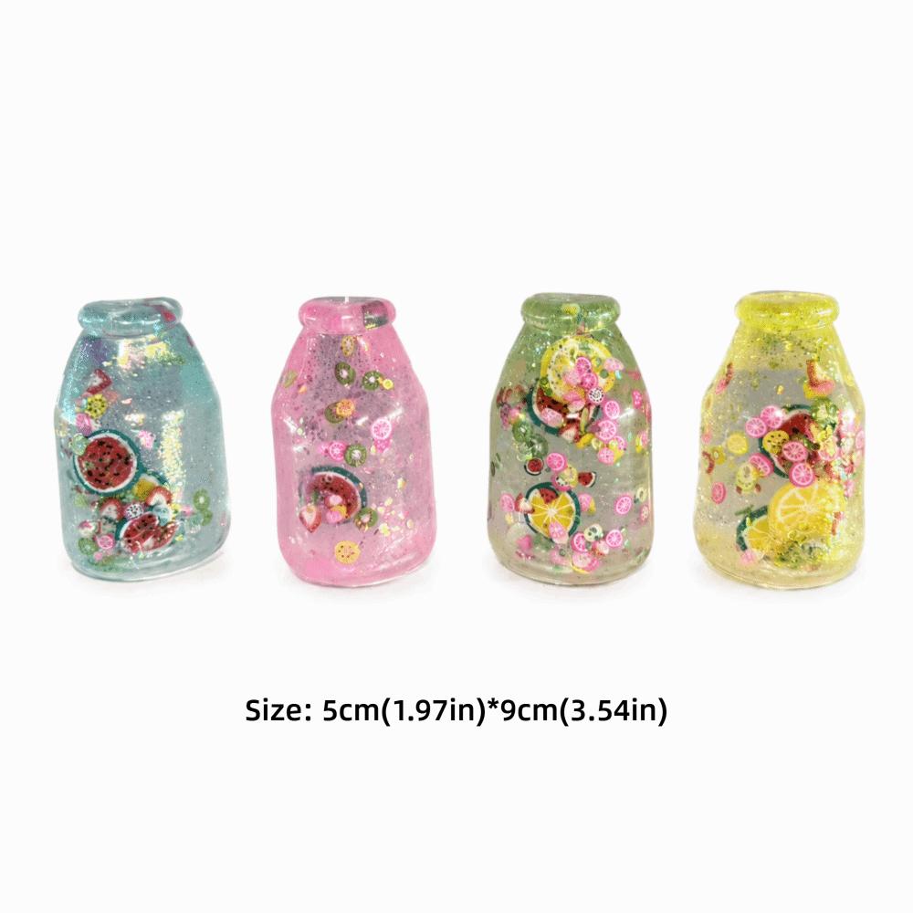 Multicolor Drifting Bottle Squeeze Toys Bottle Shape Stress Ball Toy Fun Pinch Le for Adults