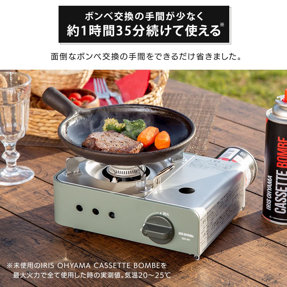 IRIS OHYAMA Мини-кассета из легированной стали, дымовая плита, желтая, IGC-M1-YYE