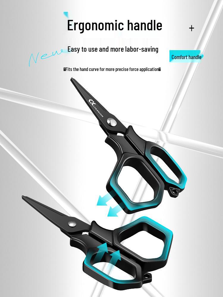 Новые многофункциональные рыболовные ножницы с титановым покрытием для PE-лески, поводкового материала и приманок Dyneema