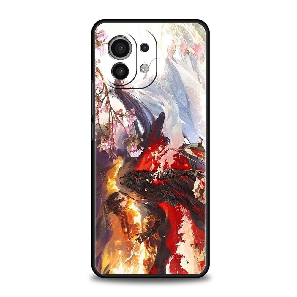 Чехол для телефона для Xiaomi Mi 14 13 12 11 Lite 13T 12T 11x 11T 10T Pro 9T Note 10 Lite Чехол Комический Человек Эрха и Его Белый Кот Хозяин