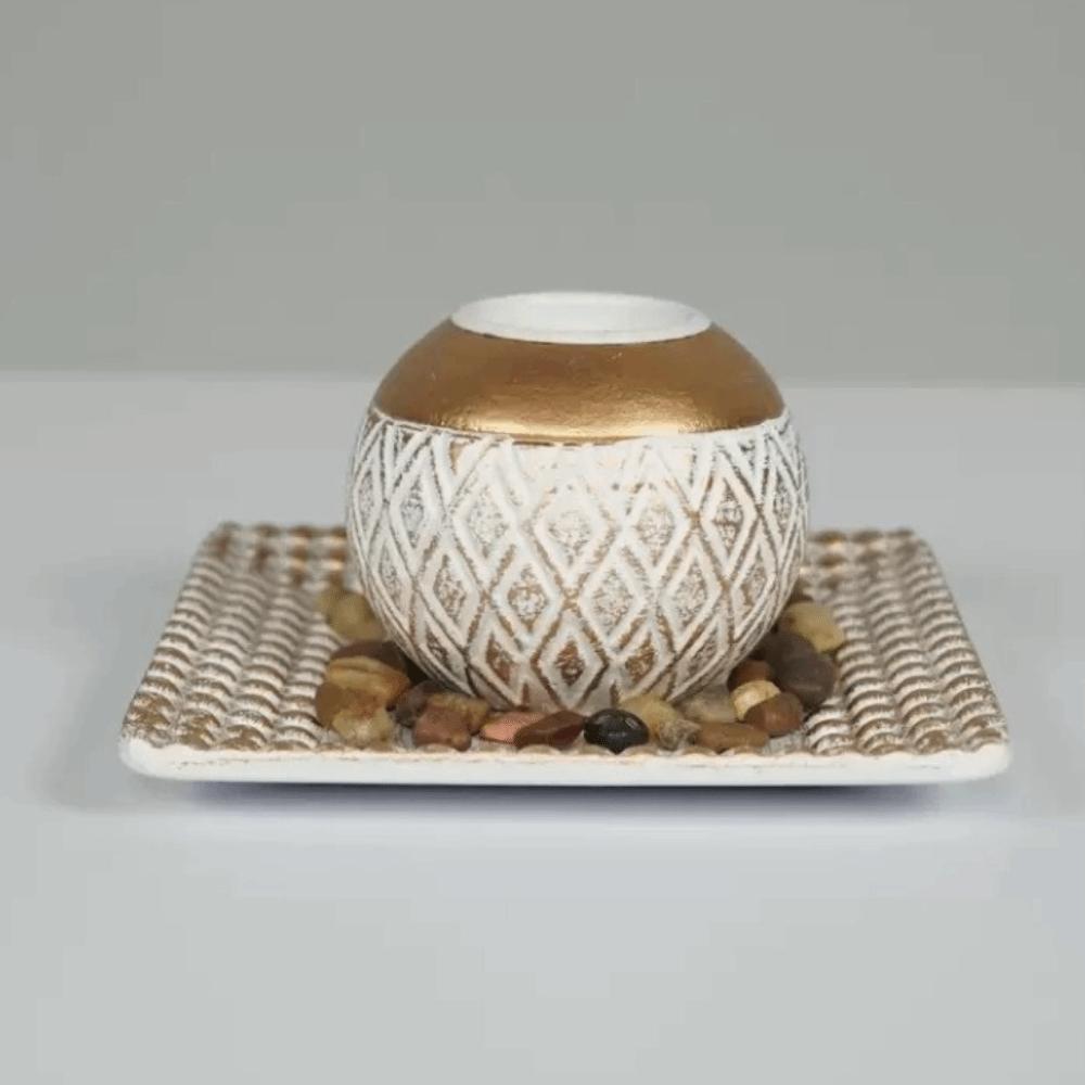 with Tray Tealight Candlestick Wood Wooden Candle Holder Decorative Candlestick  Bedroom