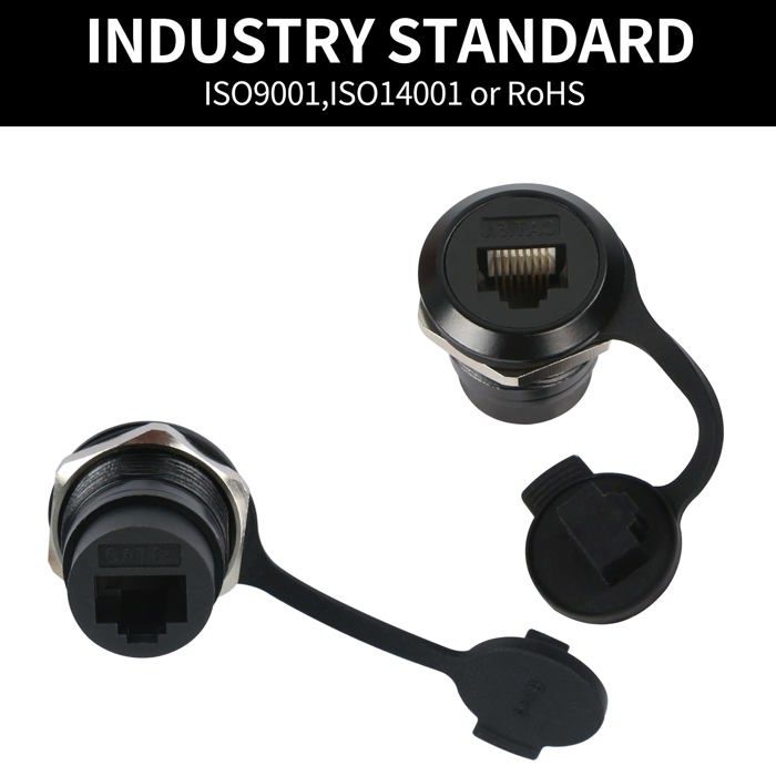 Connecteur RJ45 - QIANRENON - qian-78 - Cat6A - Étanchéité IP67 - Facile à installer