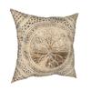 Tree of Life Mystic Viking Pillowcase Bed Cart Holy Gold Cushion Cover Decorative Pillowcase