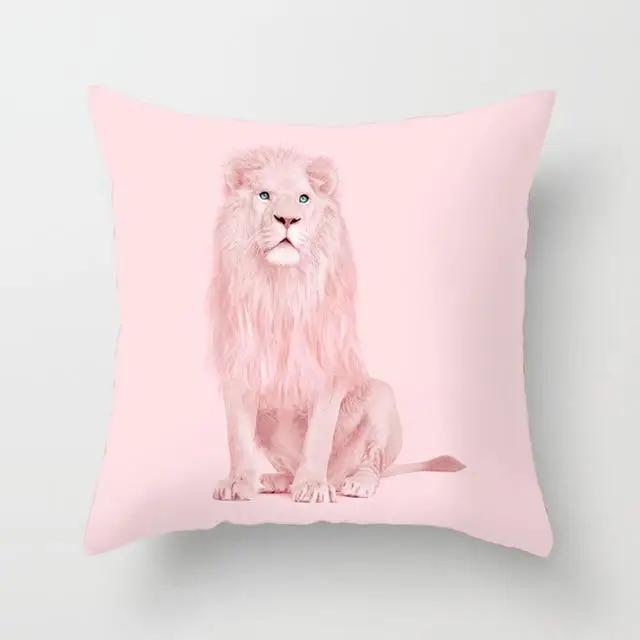 Мультфильм Животное Единорог Украшения Наволочка Подушка Чехол Для Дома Жираф Диван Машина Лама Альпака Вечеринка