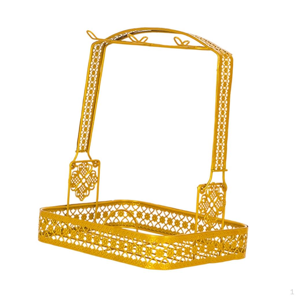 Аксессуары для подставки для бутылок Роскошный дом на 6 чашек Подарок Экономия места Кухонная столешница Железо Офис