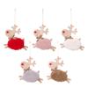 1 шт. Милый декор для рождественской елки, рождественский новогодний декор для вечеринки, деревянный плюшевый олень, подвеска