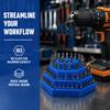 103 Holes Bit Storage Holder Ladder Shaped Drill Storage Box Screwdriver  Organizer  Workshop