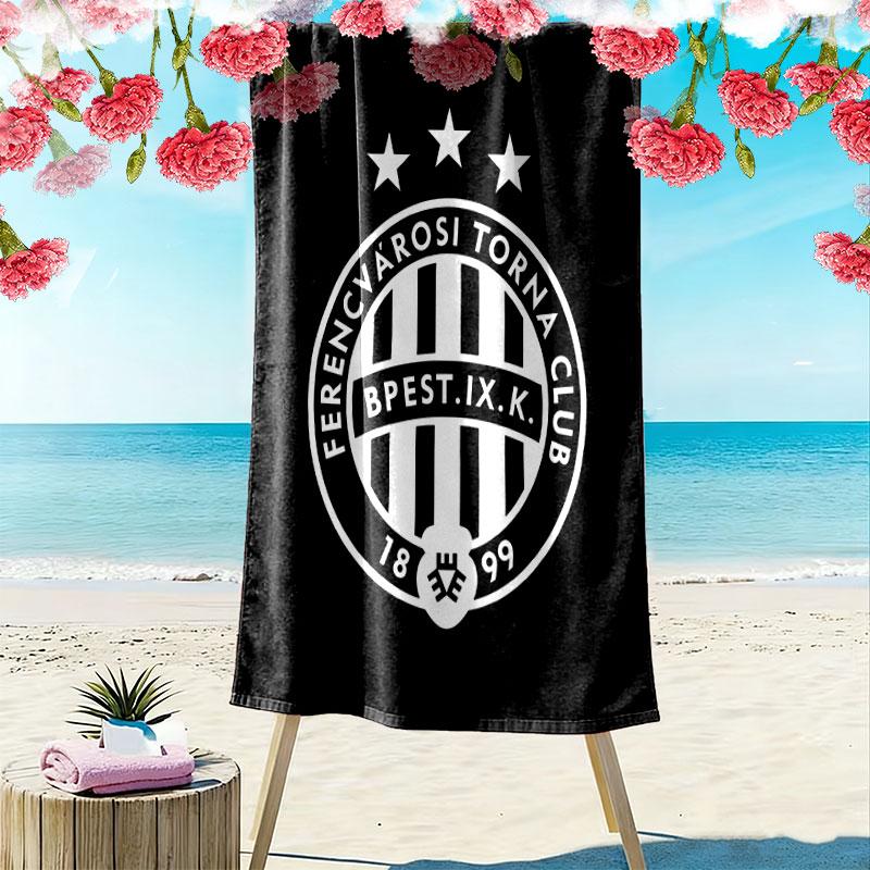 Ferencvaros Pride Print Beach Towel, Large Soft Quick Dry Towel for Beach Camping Swimming