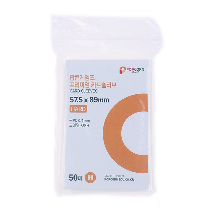 50 шт. оригинальные корейские рукава для карточек, прозрачные жесткие 3-дюймовые протекторы для фотокарточек