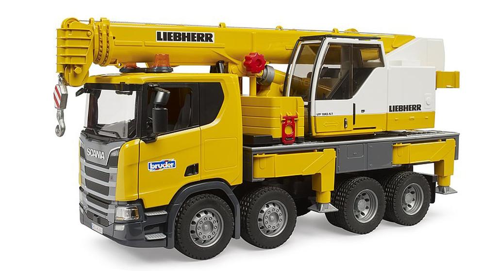 Bruder 03571 Scania Super 560R Liebherr Автокран с модулем света/звука