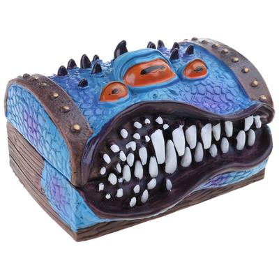 Мимик Сундук DND RPG Кубики Коробка Многогранные Кубики D&D Ролевая Игра Домашние Украшения Настольная Игра Шкатулка для Драгоценностей Орнаменты