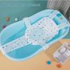 Newborn Baby Bath Net: Floating Pad Back Support with Five-Button Connection