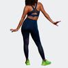 adidas X Ivy Park Collaboration Logo Houndstooth Print Fitness Брюки женские Брюки Темно-синие HN1570
