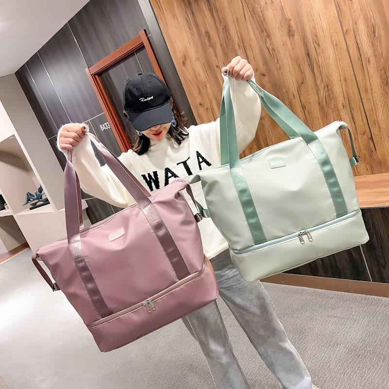 Travel Bag for Women's Short-distance Portable Lightweight Yoga Bag for Trolley Case for Students Large-capacity Luggage Storage Bag