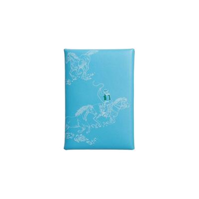 Кошелек Calvi Duo с принтом, на кнопке, из кожи теленка, женский, цвет Celeste Sky-Blue H085025CK7N