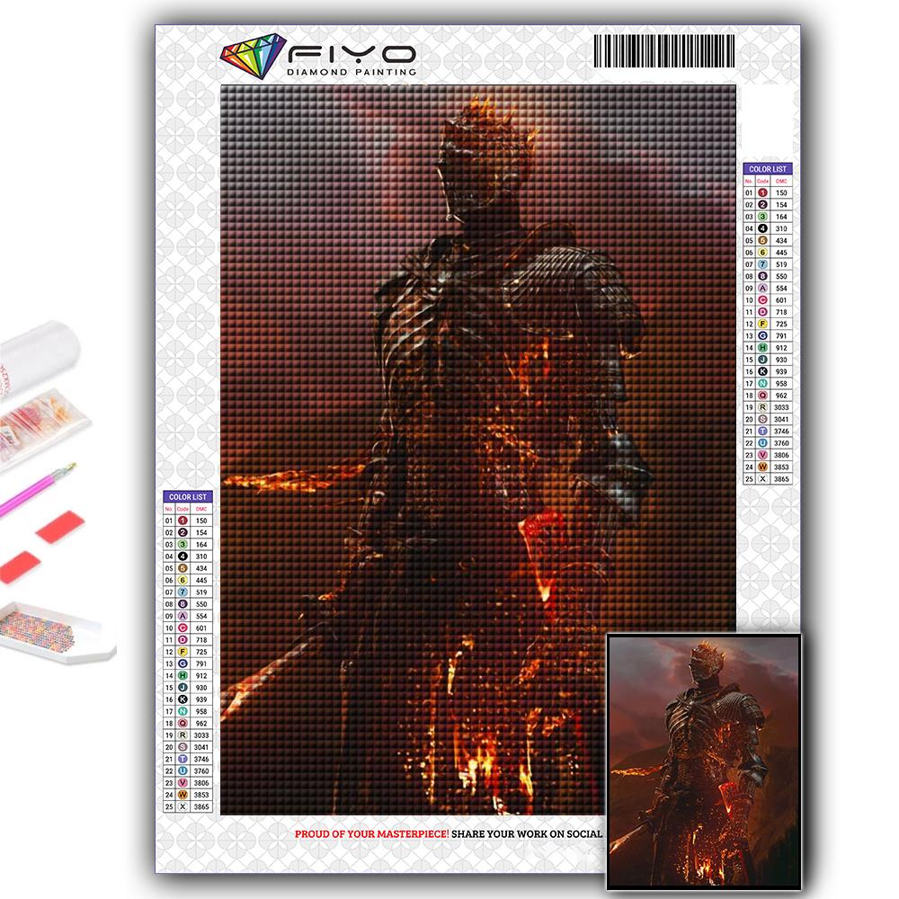DIY 5D Diamond Painting Game Dark Souls Cross Stitch Kit Full Drill Embroidery Mosaic Art Picture of Rhinestones Gift