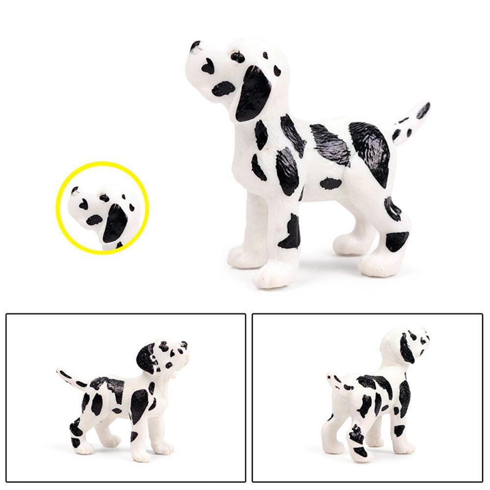 Mini Craft Simulation Dog Farm Accessories Hound Miniature Ornaments Figurines Animal Model